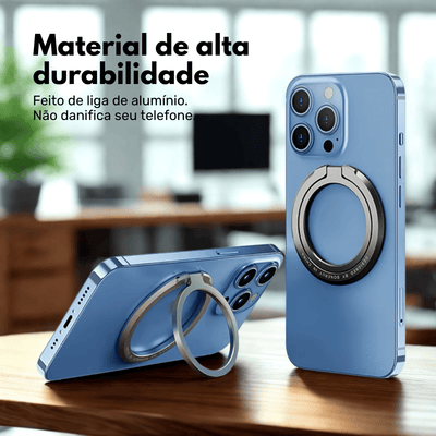 Suporte Anel Nerdcase Dobrável para Celular em Metal, Magnético