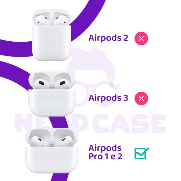 Capa Music para AirPods Pro 1 e 2