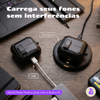 Kit Limpador para Fones e Capa Protetora Airtrek Nerdcase para Galaxy Buds 3, Buds Pro 3, Buds3 FE, Suporte Adaptado, Pr