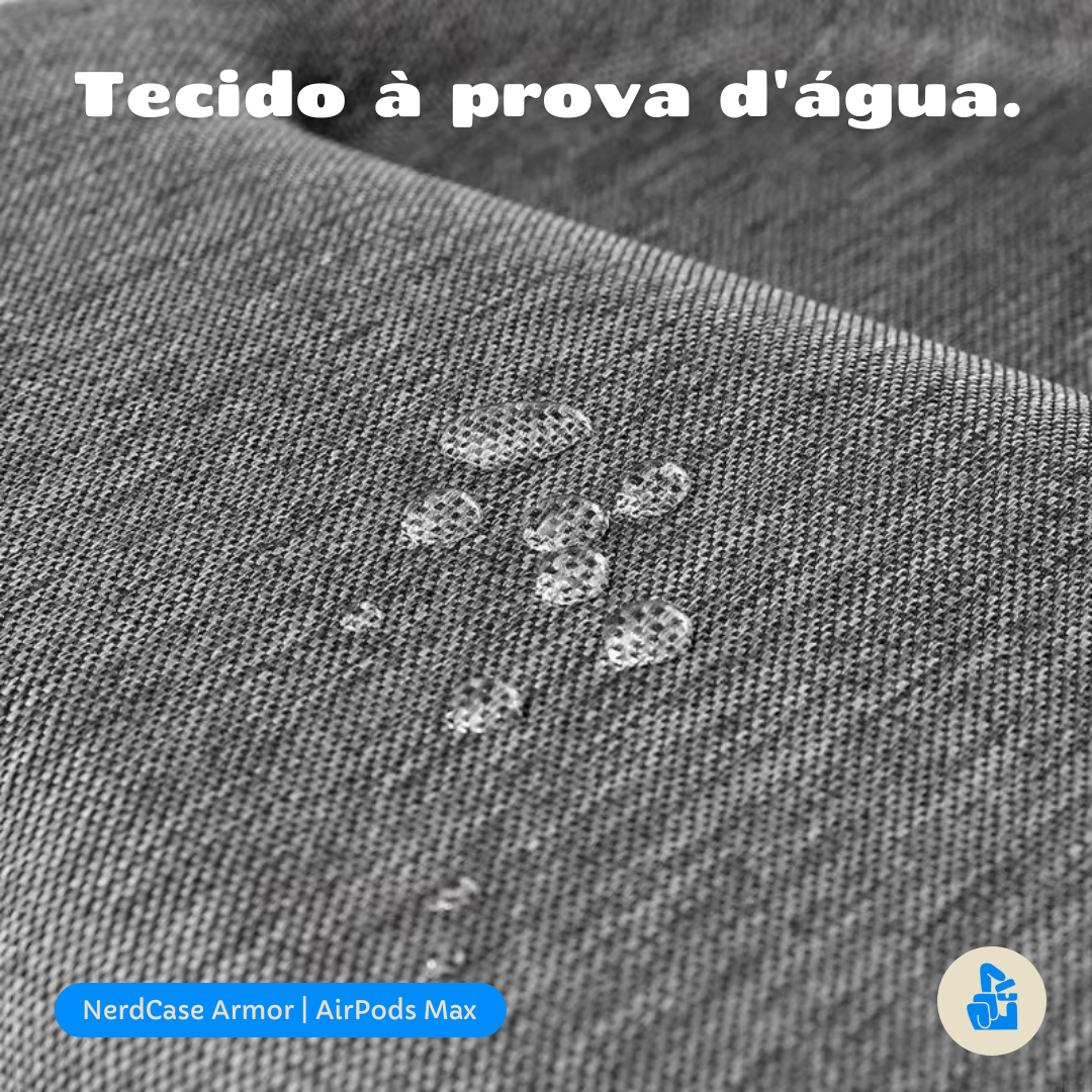 Capa Estojo Nerdcase para Airpods Max, Cinza