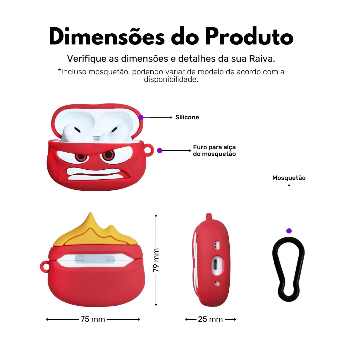 Case Raiva para AirPods Pro