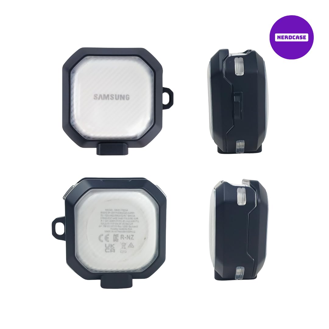Kit Caneta Limpeza e Capa Protetora Nerdcase Compatível com Samsung Galaxy Buds FE, Buds Core, Buds 2, Pro e Live, Resis