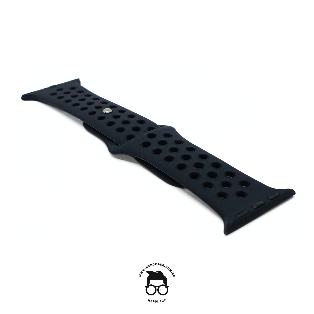 Pulseira 42/44/45/49mm para Apple Watch, Preto