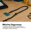Cordão Universal Nerdcase Para Celular, Poliéster, Verde Escuro