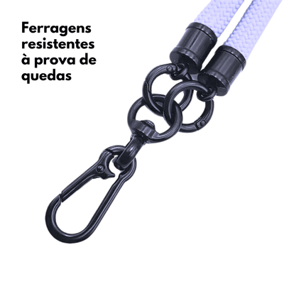 Cordão Universal Nerdcase para Celular, Poliéster, Lilás
