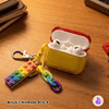 Kit Limpador para Fones e Capa Protetora de Silicone Nerdcase para AirPods Pro 3, Lego Brick