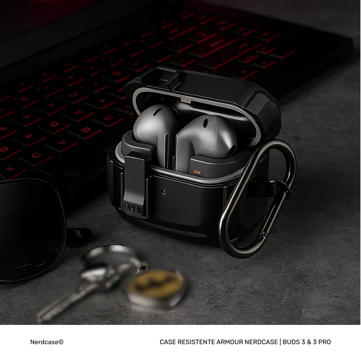 Case Resistente para Galaxy Buds 3 & Pro 3