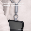 Cordão Universal Nerdcase Para Celular, Poliéster, Cinza