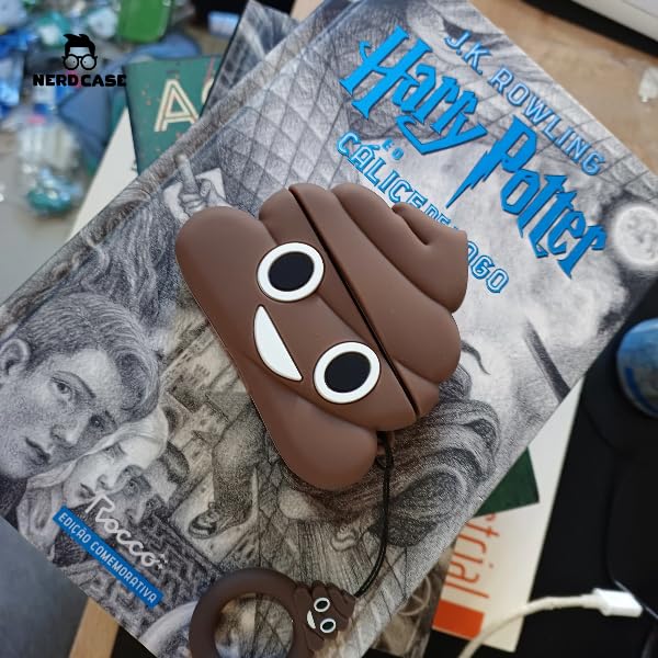 Case de Silicone Emoji de Cocô para AirPods Pro 1 e 2