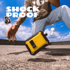 Kit Limpador para Fones e Capa Protetora Nerdcase para AirPods Pro 3, Shockproof Amarelo e Preto