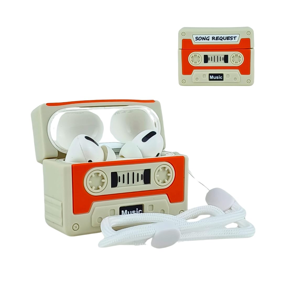 Capa Fita Cassete para AirPods Pro