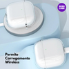 Kit Caneta de Limpeza e Capa Protetora Nerdcase Compatível com AirPods 4, Silicone Flexível, Transparente