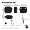 Kit Basic Capa de Silicone 5 em 1 para AirPods 4 e 5