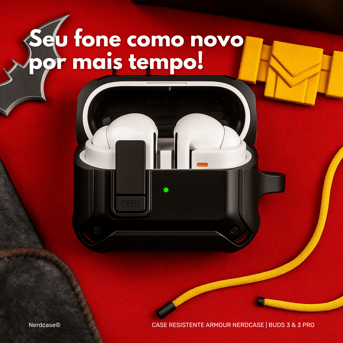 Case Resistente para Galaxy Buds 3 & Pro 3