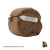Capa Protetora de Silicone Nerdcase para AirPods Pro 1 e 2, Cookie de Chocolate