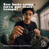 Kit Basic Capa de Silicone 5 em 1 para AirPods 4 e 5