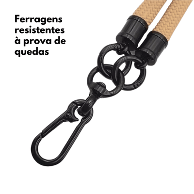 Cordão Universal Nerdcase para Celular, Poliéster, Caramelo