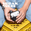 Kit Limpador para Fones e Capa Protetora de Silicone Nerdcase para AirPods Pro 3, Urban Suede Preto