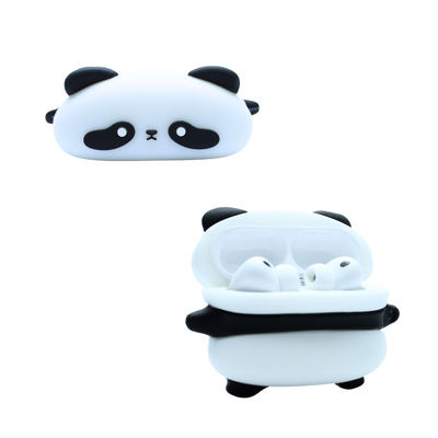 Capa Protetora Nerdcase para AirPods Pro 3, Panda
