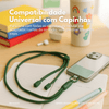 Cordão Universal Nerdcase Para Celular, Poliéster, Verde Escuro
