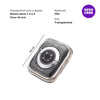 Case de Silicone Transparente para Apple Watch 45mm