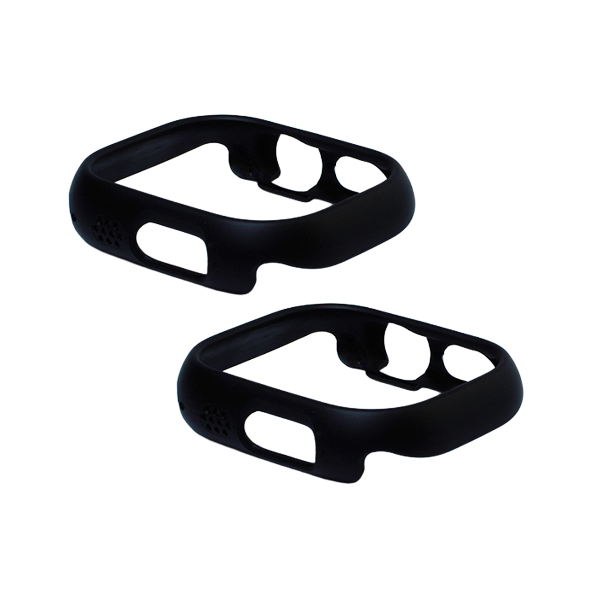 Kit com 2 Capas Moldura Protetora Nerdcase, Compatível com Apple Watch 49mm, Sem Vidro, Preta