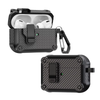 Capa Protetora Bunker Nerdcase para AirPods Pro 1 e 2, Preto
