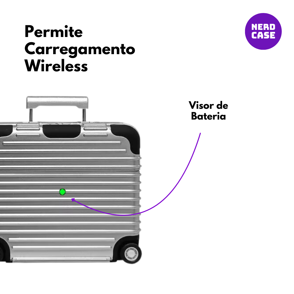 Case Mala de Viagem com Adesivos para AirPods Pro 1 e 2