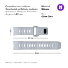Pulseira 20mm entre Pinos para Samsung Galaxy Watch, Silicone, Cinza