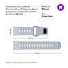 Pulseira 22mm entre Pinos para Samsung Galaxy Watch, Silicone, Cinza