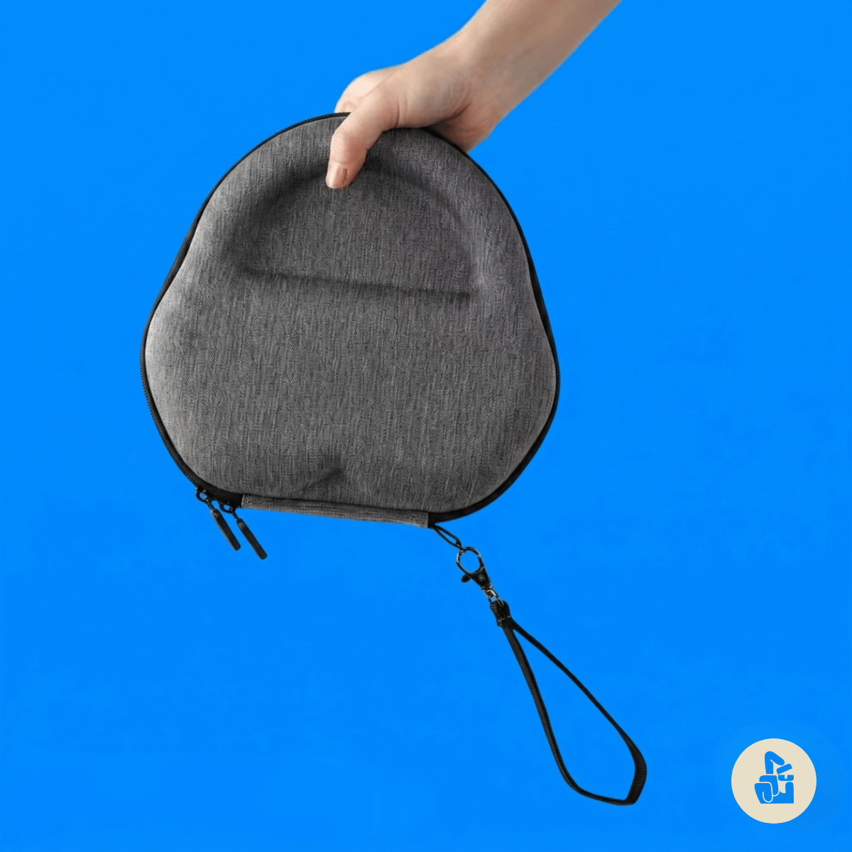 Capa Estojo Nerdcase para Airpods Max, Cinza