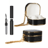 Kit Limpador para Fones e Capa Protetora Nerdcase para Galaxy Buds FE, Buds Core, Buds 2, Live e Pro, Couro Sintético, D