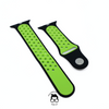 Pulseira 42/44/45/49mm para Apple Watch, Preto/Verde