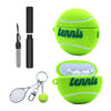 Kit Limpador para Fones e Capa Protetora Nerdcase para AirPods Pro 3, Bola de Tênis