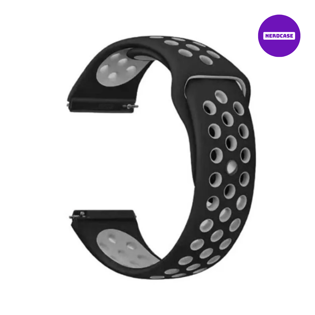 Pulseira 22mm entre Pinos para Samsung Galaxy Watch, Preto e Cinza