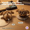 Kit Limpador para Fones e Capa de Pelúcia Nerdcase para AirPods Pro 3, Cachorro Puppy