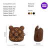 NERDCASE, Case Ursinho Louis Vuitton para Buds