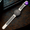 Pulseira 20mm entre Pinos para Samsung Galaxy Watch, Bege/Preto