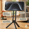 Suporte Tripé para Celular Nerdcase, Magnético, Dobrável, Alumínio, Preto