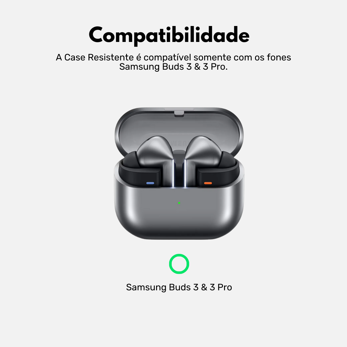 Case Resistente para Galaxy Buds 3 & Pro 3