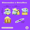 Kit Limpador para Fones e Capa Protetora Nerdcase para AirPods Pro 3, Pinguim Aventureiro