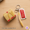 Kit Limpador para Fones e Capa Protetora de Silicone Nerdcase para AirPods Pro 3, Fast Food