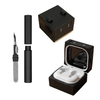 Kit Limpador para Fones e Capa Protetora Nerdcase para Samsung Galaxy Buds 4, Silicone, Robô Preto