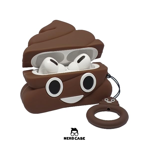 Case de Silicone Emoji de Cocô para AirPods Pro 1 e 2