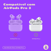 Kit Limpador para Fones e Capa Protetora Nerdcase para AirPods Pro 3, Bola de Tênis