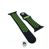 Pulseira 42/44/45/49mm para Apple Watch, Preto/Verde