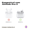 Kit Limpador para Fones e Capa Protetora de Silicone Nerdcase para AirPods Pro 3, X-Salada