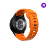 Pulseira 20mm entre Pinos para Samsung Galaxy Watch, Silicone, Laranja