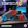 Kit Limpador para Fones e Capa Protetora Nerdcase para Galaxy Buds 4, Buds 4 Pro, Silicone, Vídeo Game Nintendo