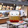 Capa Protetora de Silicone Nerdcase para AirPods 4, Mc Donalds
